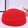 Cappello francese di alta gamma retrò autunnale e invernale da donna Hepburn cappello a cilindro in lana versatile temperamento elegante cappello da hostess
