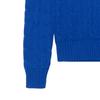 Polo Ralph Lauren Solid Color Cable Knit V-Neck Sweater Women sweater Royal-Blue 211891641-006