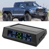 Tire Pressure Monitor System Solar Powered TPMS Detector with LCD 6 External Sensor for RV
