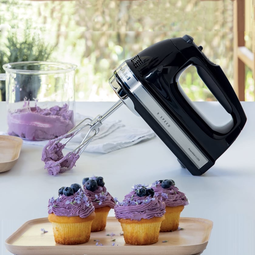 Kitchenaid 9-Speed Hand Mixer 5Khm9212 Color: Gloss Black