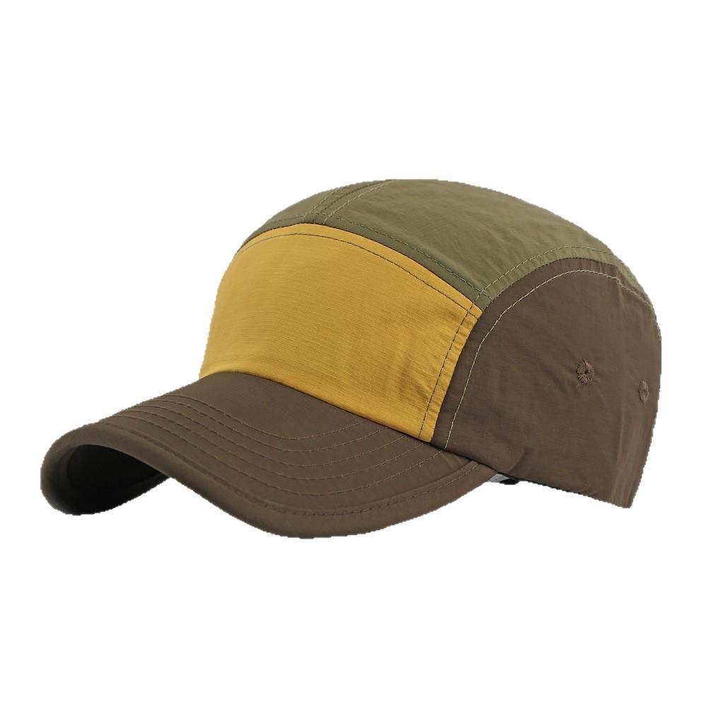 Popular Cool and Quick-drying Sports Baseball Cap Men's Multi-color Splicing Outdoor Camping Cap Adjustable Cap Women