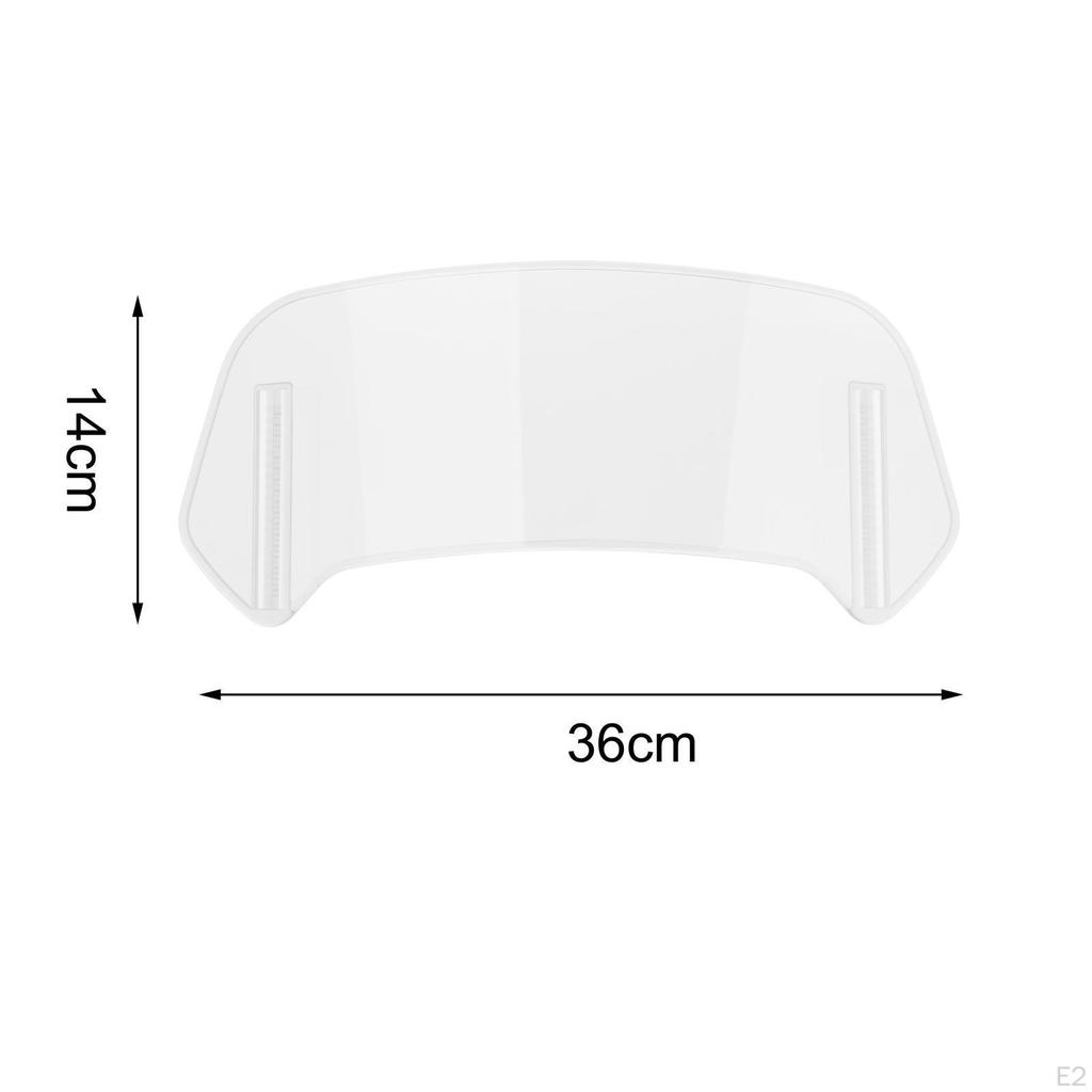 Motorcycle Windshield Extension Adjustable Clip On Sturdy Accessories Upgraded Heightened Windscreen