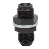 Fuel Cell Bulkhead Fitting with PTFE Washer Black Anodized 6061‑T6 Aluminum Alloy Connector for Most Fluid
