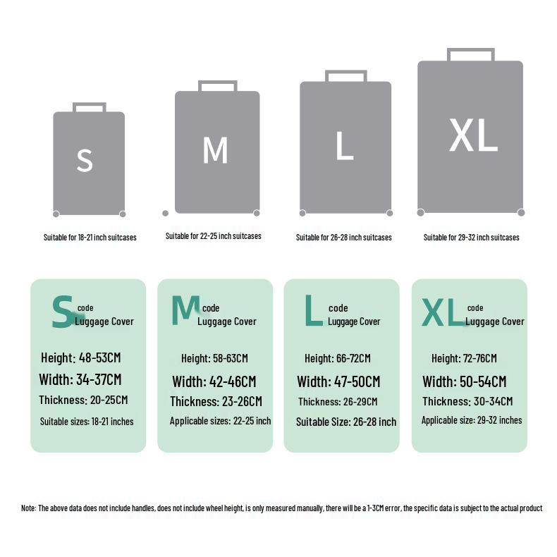 Maßgefertigter elastischer Gepäckschutzbezug mit Digitaldruck, verdickte Luftschicht für Reise-Trolleykoffer