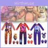 Five Nights At Freddys Kids Role Play Outfit With Milk Silk Material For Holiday Events