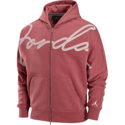 FW24 Giacca Comoda Semplice Foderata in Pile Calda con Cappuccio Uomo giacche Rosso HF9296691