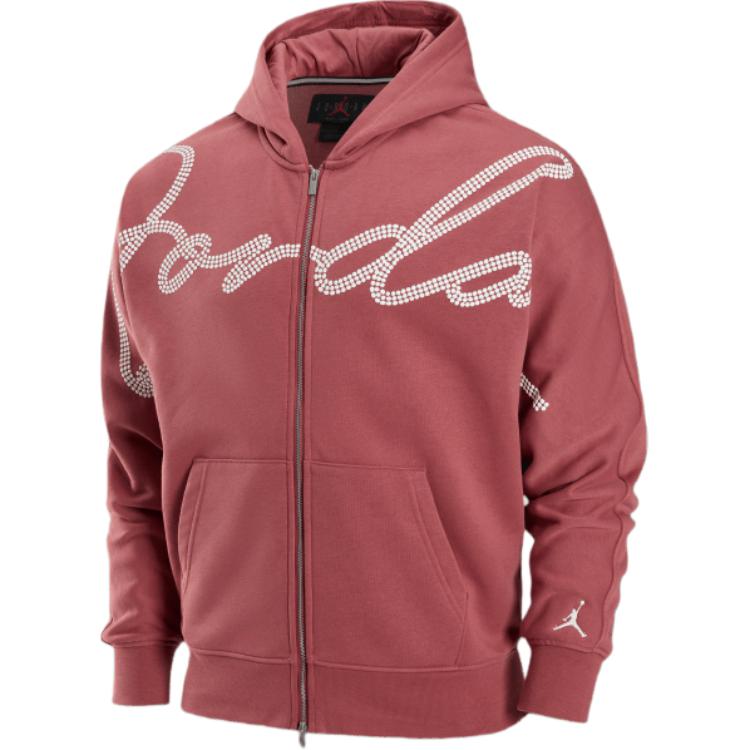 

Jordan FW24 Comfortable Simple Fleece Lined Warm Hooded Jacket Men jackets Red HF9296691 XL