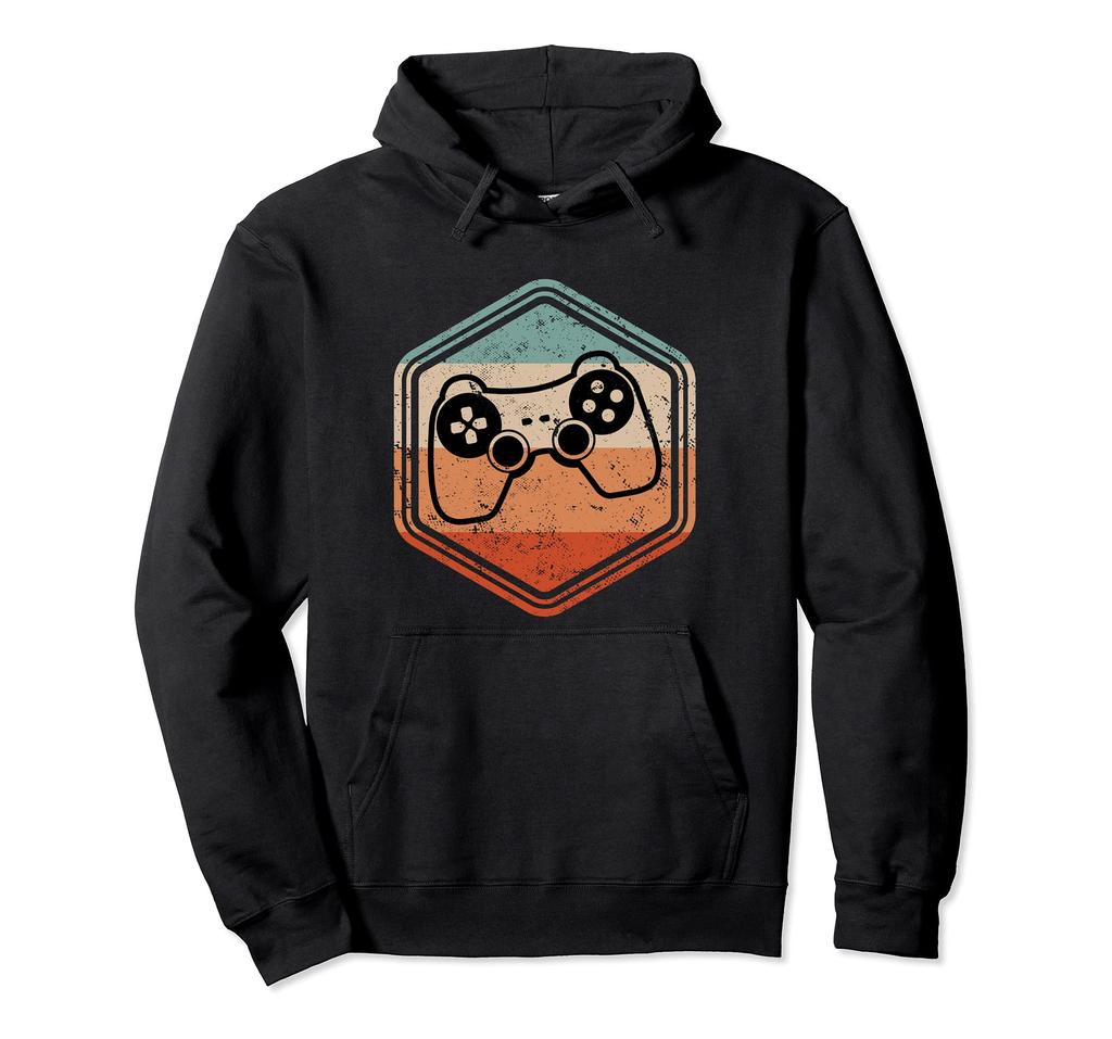 Retro Gamer Controller Classic Video Game Fan Gamer Hoodie