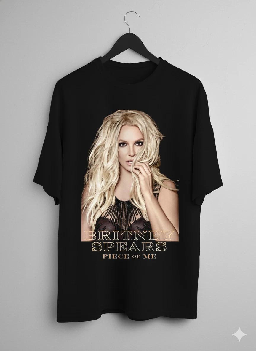 Unisex Adult Casual Music Britney Spears Piece Of Me Graphic T-Shir... XXXL