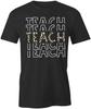 Teach TShirt Tee Short-Sleeved Cotton CLOTHING TEACHER SCHOOL S1BCA909