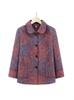 Grandma's Winter Coat: Fashionable Plus-Size Top for Women Aged 60-70, Ideal for Spring and Autumn
