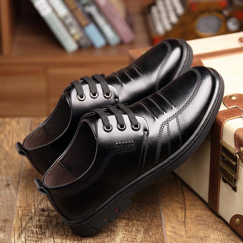Italian Mens Shoes Casual Lightweight Luxury   Men Leather Moccasins Comfy Bsiness Dress Oxfords Shoes Man Flats