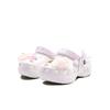 Crocs Classic Clog Floral Language EVA Korean Minimalist Style Comfortable and Elegant Clog Shoes Unisex in Taro Purple