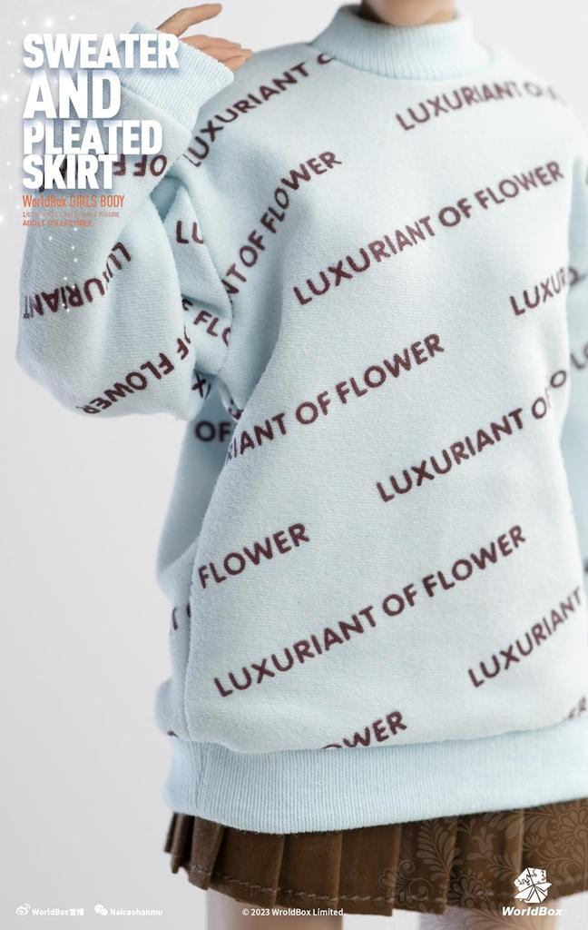 [TOYBARJAPAN] 16 Figure AccessoriesCompatible with TBLeague and Other Figures Worldbox CA010 Winter Bishoujo Skirt Stockings and Sneakers Set (body