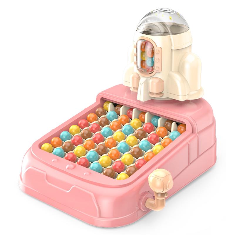 Rainbow Rocket Match-3 Board Game: Interactive Parent-Child Educational Toy