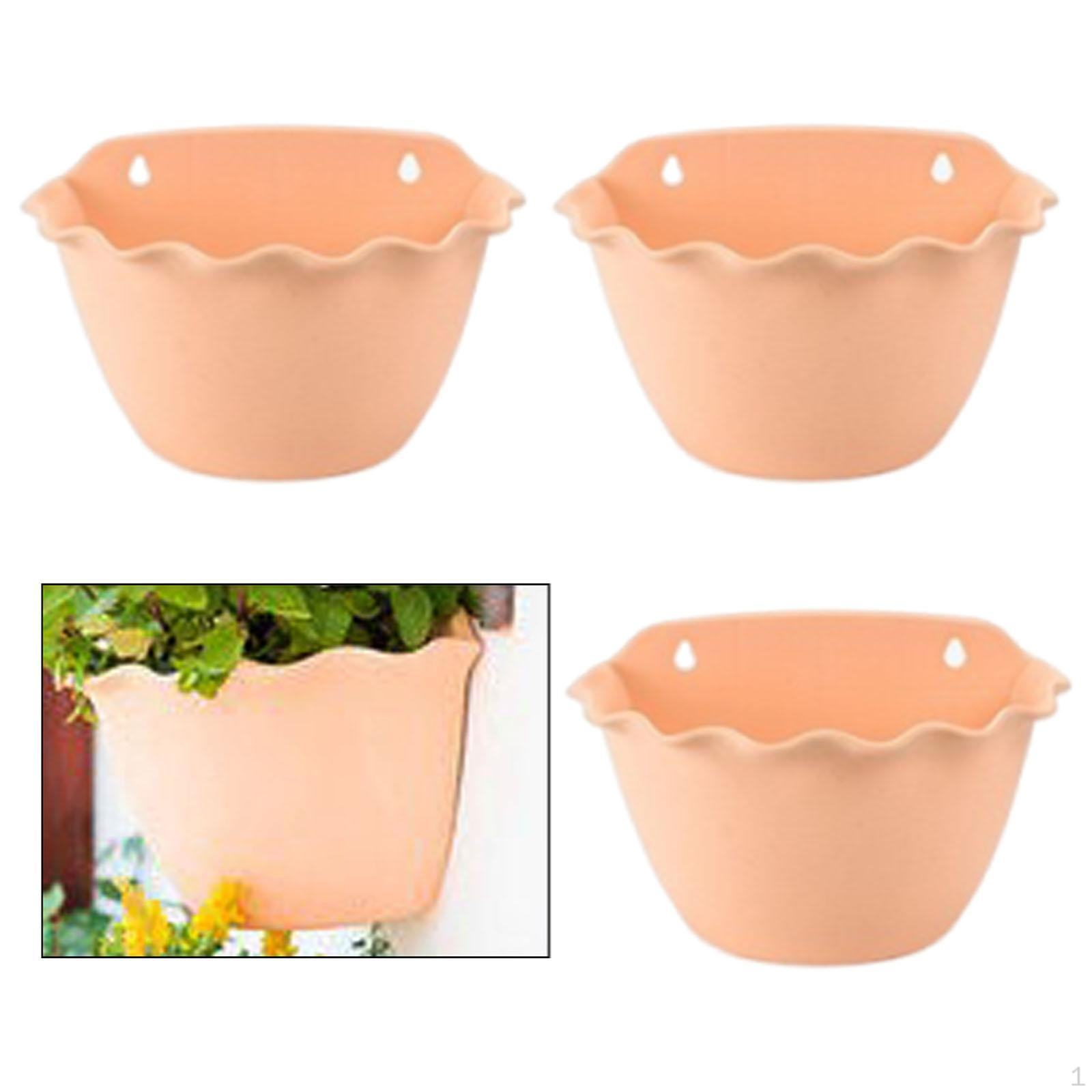 

3 Planter for Plants Wall Mounted Flower Pot Garden Decoration