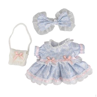 3x Plüschpuppen-Trägerkleid-Kostüme Pädagogisches DIY-Zubehör Praktische Foto-Requisiten Kleidung