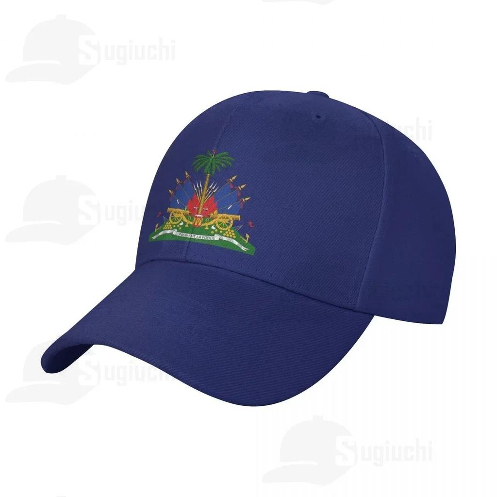 National Emblem Of Haiti Coat Of Arms Sun Baseball Cap Dad Hats Adjustable For Unisex Women Unisex Outdoor Hat