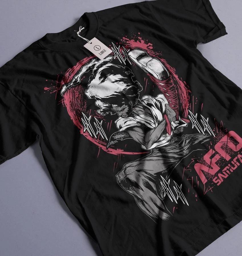 Afro Samurai Unisex TShirt Afro Samurai Japanese Ninja Anime Unisexga All Size S