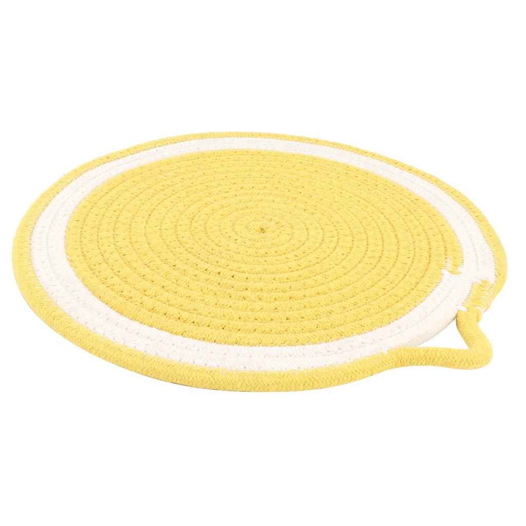 Cotton Rope Coaster Fruit Shape Nordic Style Dining Table Insulation Mat Picnic Placemat Cotton Kitchen Table