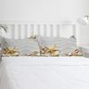 Strandsand Wellen Seestern Muschel Schneckenhaus Bettwäsche Set 3-teilig Bettbezug Kissenbezug Kinder Erwachsene Steppdeckenbezug Doppelbett Set Heimtextil