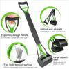 32'' Pooper Scooper for Large Small Dogs, Long Handle Dog Poop Scooper with Waste Bags, Portable Dog Poop Pick Up Tool, Folding Poop Scoop for Yard,
