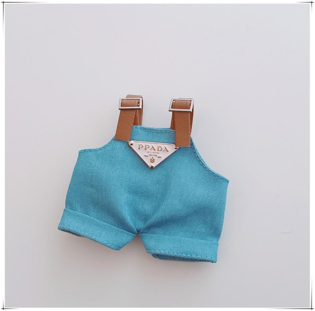 Для 17см v1v2 Лабубу Одежда Лабубу Сидящий Праздничная шляпа Нагрудник Штаны Обувь Аксессуары для кукол Милое украшение Игровые игрушки