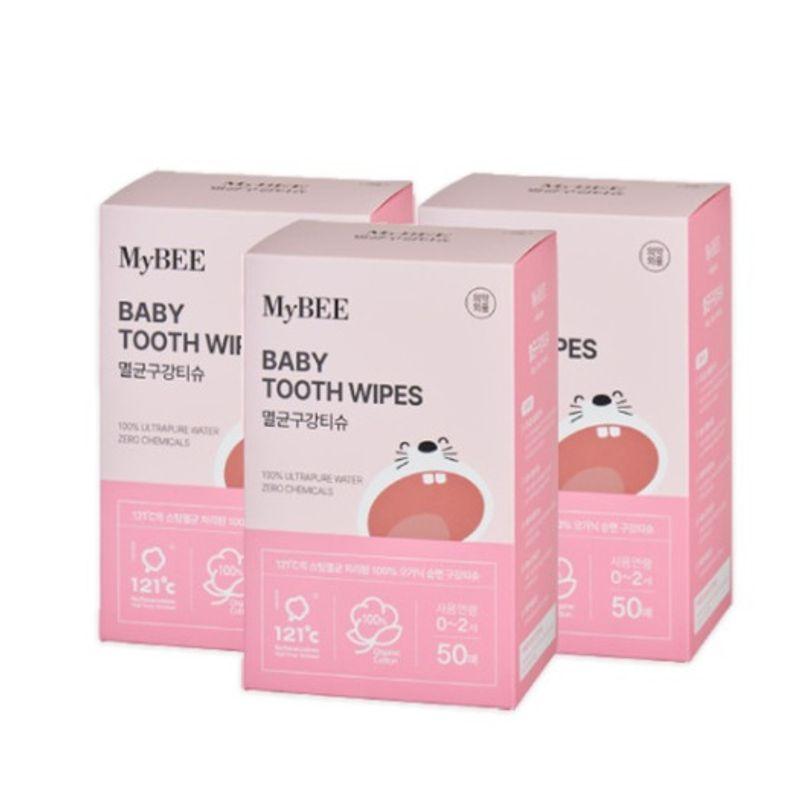 Mybee Sterile Oral Tissues (50 sheets) 3 packs of 50 sheets (18,000 won)