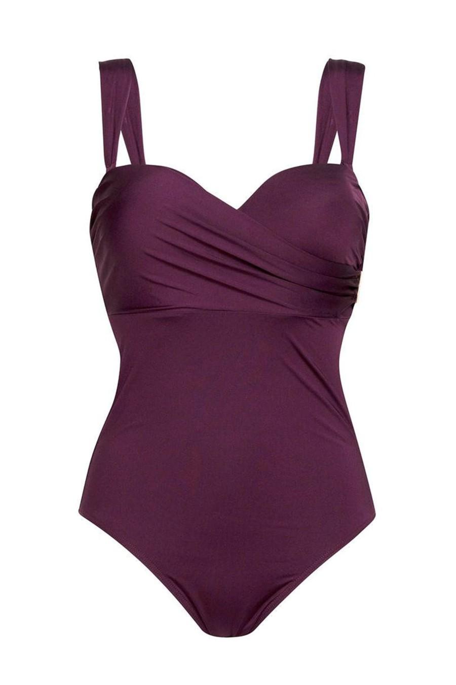 

Купальник злитий push up Marc & Andre (64999) 42D/S імперська червоний колір