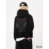American Style Personalized Pattern Printed Men's and Women's Zipper Hoodie, Loose and Casual Zipper Sweater