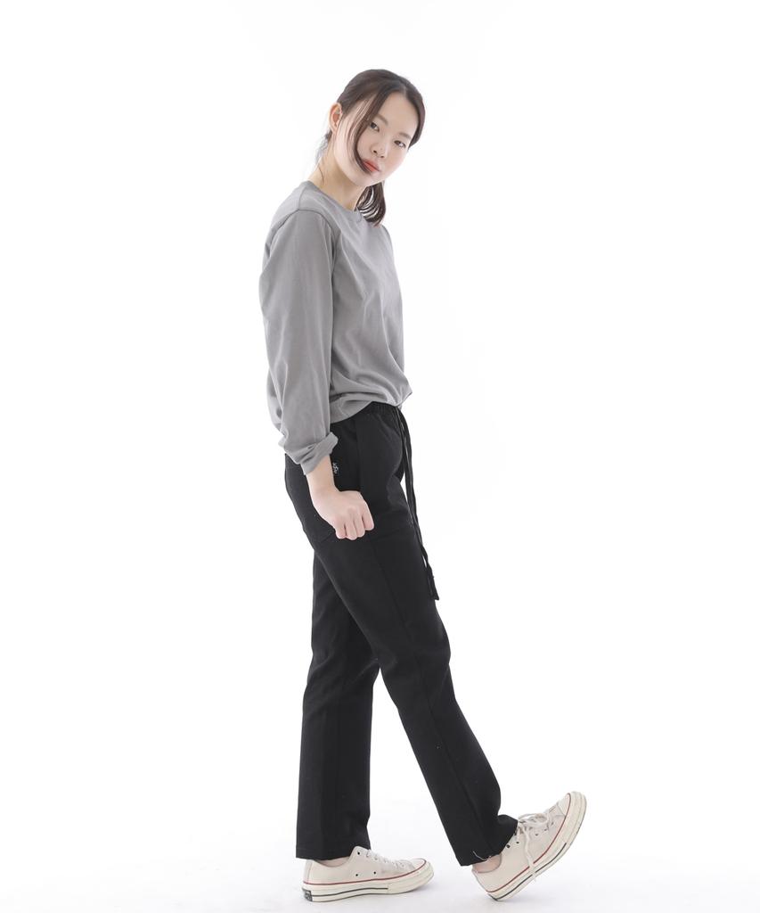 Seinteukeulu Nice Bag Straight Fatigue Pants Nsb-320 Black