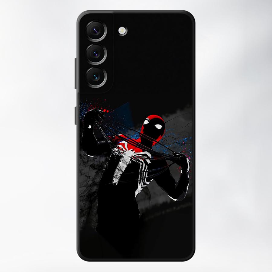 Marvel Black Red Spider Man Case for Samsung Galaxy A57 A73 A51 A24 A26 A55 A37 A22 A32 A25 A52 A36 A53 A35 A23 Phone Cover A71