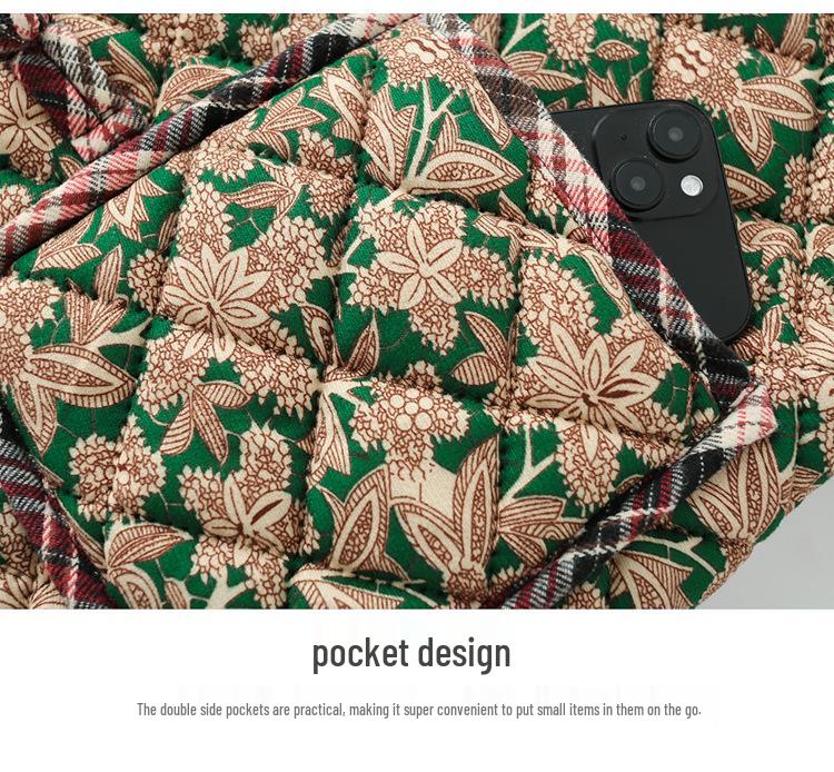 2025 Autumn/Winter Floral Cotton Jacket for Middle-aged & Elderly Mothers – Warm Loose Chinese Style Outerwear