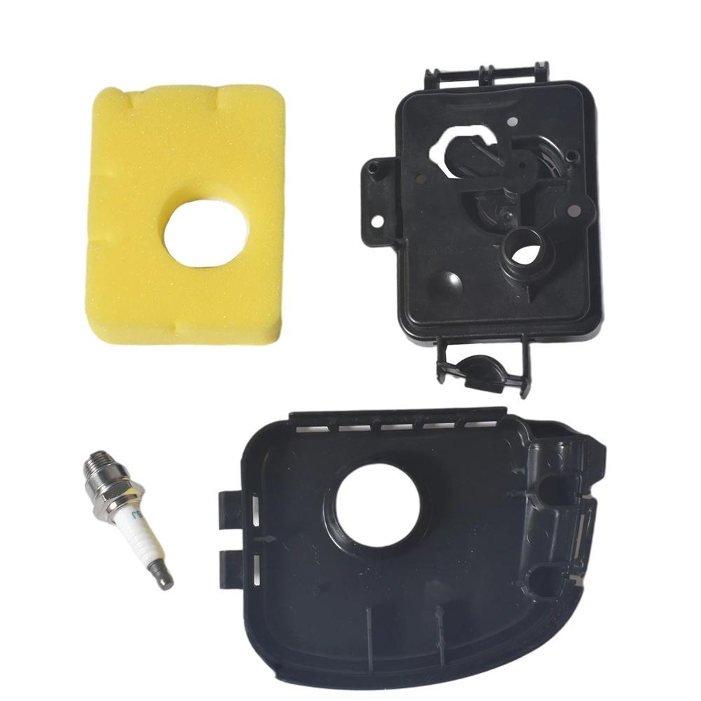 Air Filter Base Cover Kit with Spark Plug Fit For 799579 595660 590581 590584