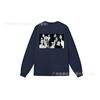 3. Cross-border Stuart long-sleeved printed t-shirt American trendy cylindrical cloth casual loose men and women the same style