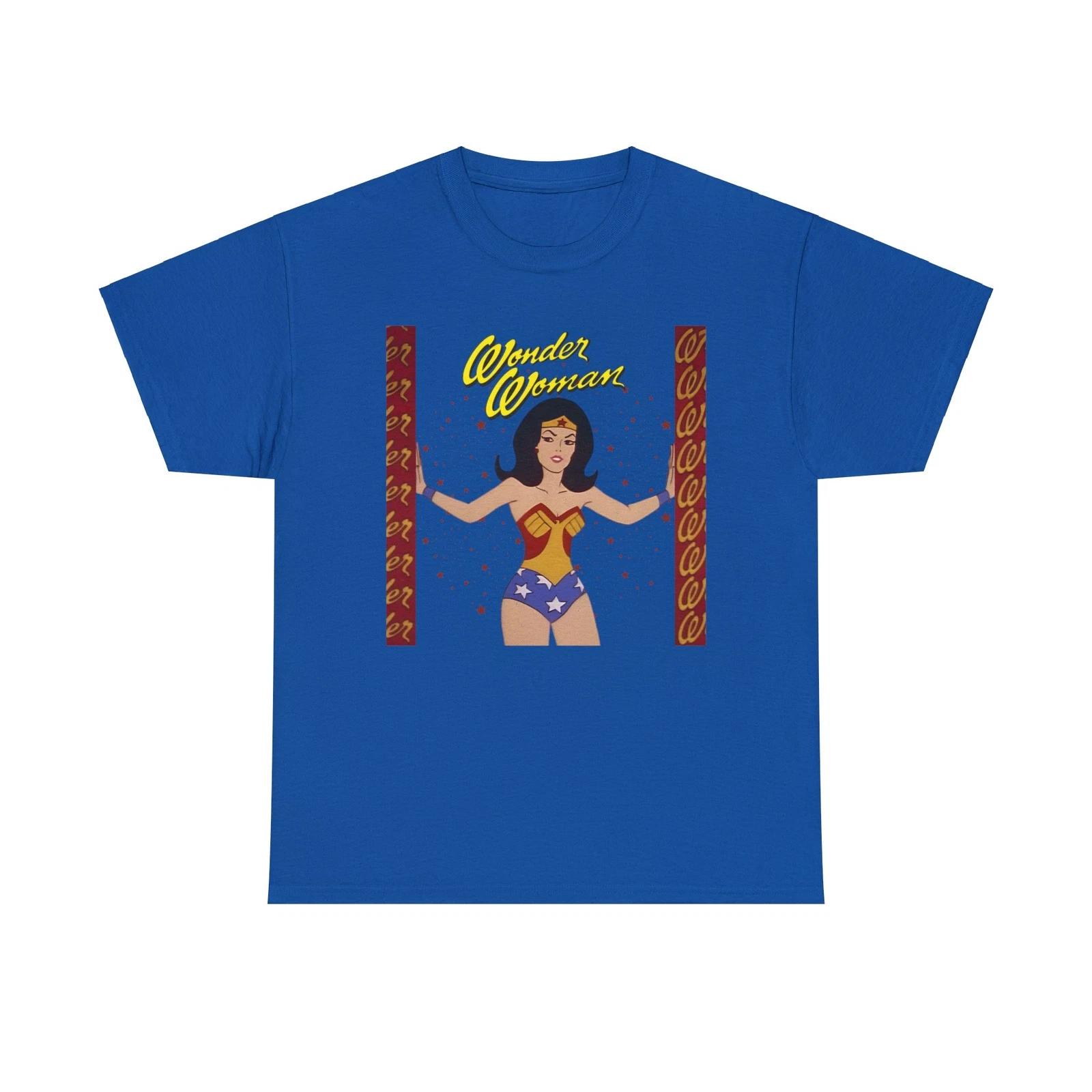 

Wonder Woman Heavy Cotton Tee, SuperFriends, Saturday Morning Cartoons L