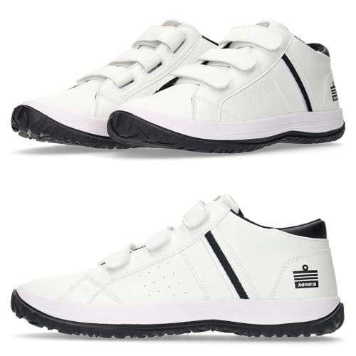 Admiral GUILDFORD AD830 Sneakers, Unisex, White, Size 27.0cm