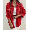 Diamond Pearl Women's Plus Size Embellished Denim Jacket