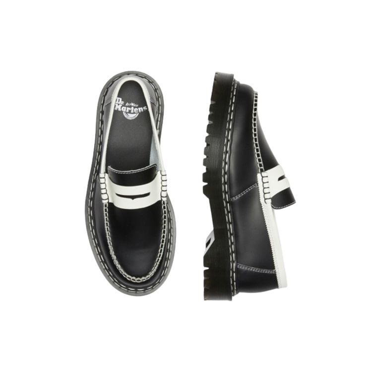 Dr.. Mocasini Martens din Piele Pantofi Casual cu Top Jos Mocasini Unisex Negru 27334009