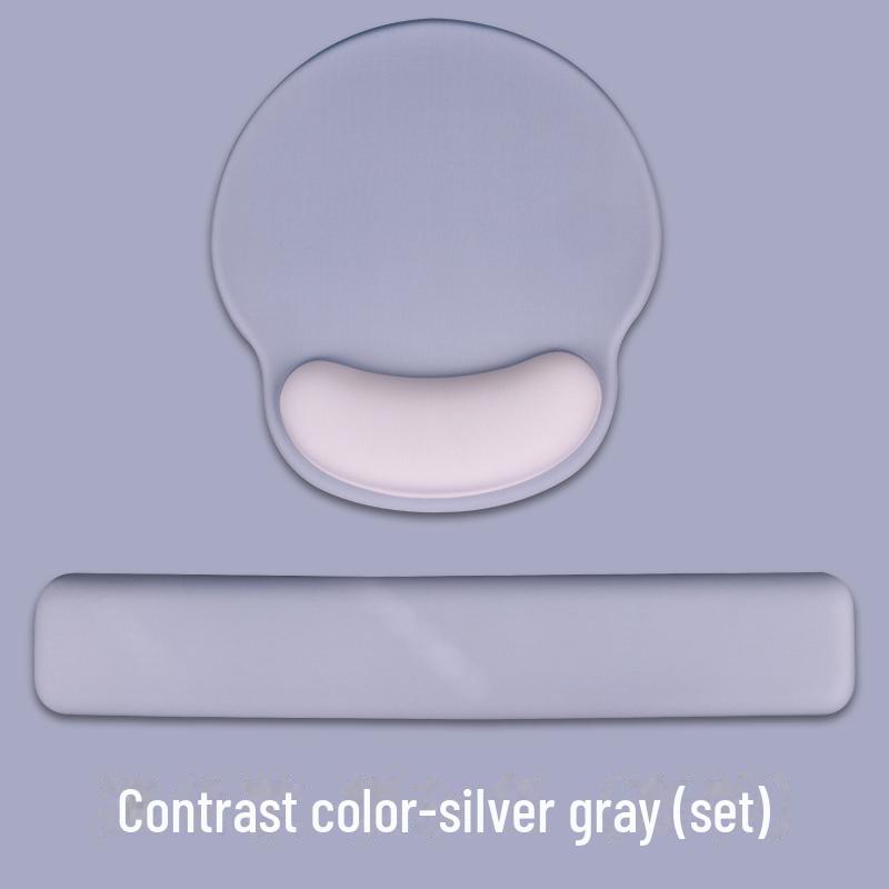 Ergonomic Memory Foam Mouse Pad and Keyboard Wrist Rest