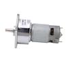 Gear Motor DC 24V 3.8A Speed Reduction Self Locking Reversible Worm Geared Motor for Machine 100RPM
