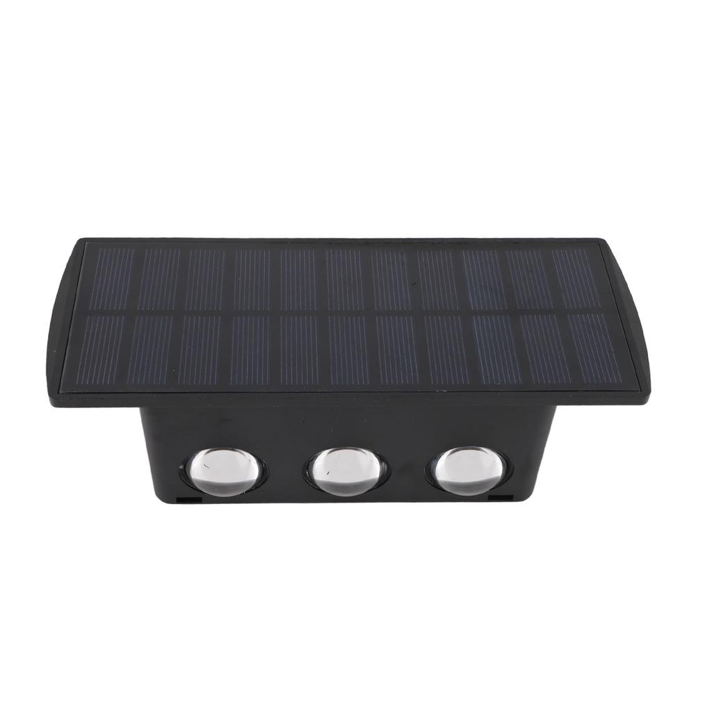 Solar Wandleuchten IP65 Wasserdicht Auf Ab Beleuchtung Energiesparende Gartenleuchten für den Außenbereich Weißes Licht