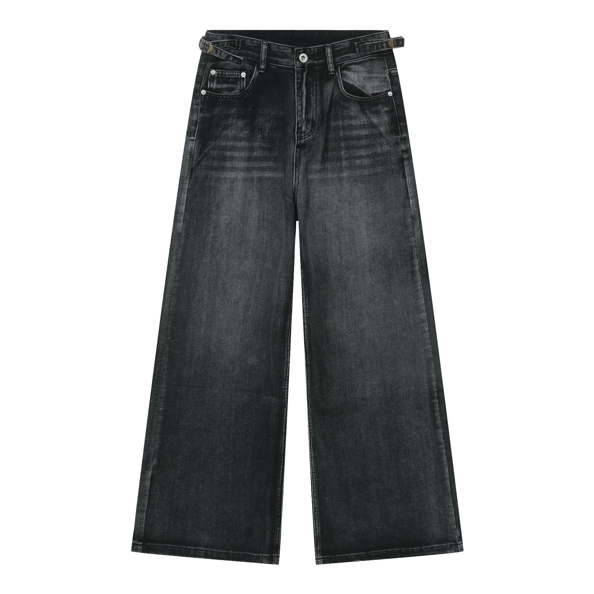 

Длинные брюки Винтажные широкие джинсы Мужские дизайнерские брюки Sense Senior Sense Прямые свободные джинсы для мужчин Модные и удобные брюки XL черный серый