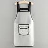 Unisex TPU Transparent Waterproof Apron: Fashionable, Oil-Proof, Ideal for Home, Kitchen, or Restaurant Dishwashing & Seafood Prep