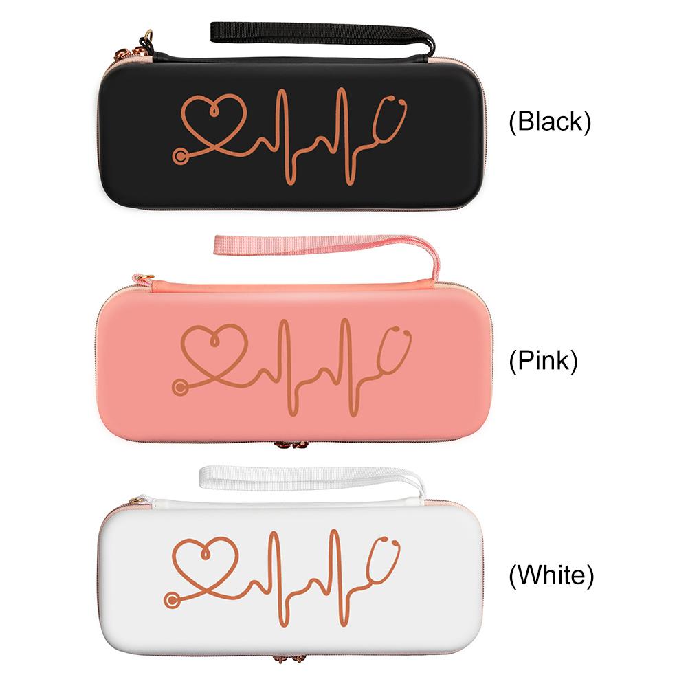 Hard Stethoscope Case Anti-scratch Stethoscope Carrying Case with Mesh Pocket Travel Hard Stethoscope Case for 3M Stethoscopes