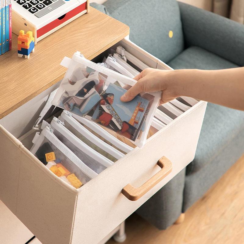 A4/A5/A6 Mesh Zipper Pouch Document Bag Waterproof Zip File Folder School Office