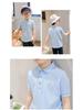 Children's Summer Polo Shirt, Short-Sleeved Pique Cotton, Turn-Down Collar, School Uniform, Boys & Girls' Clothing