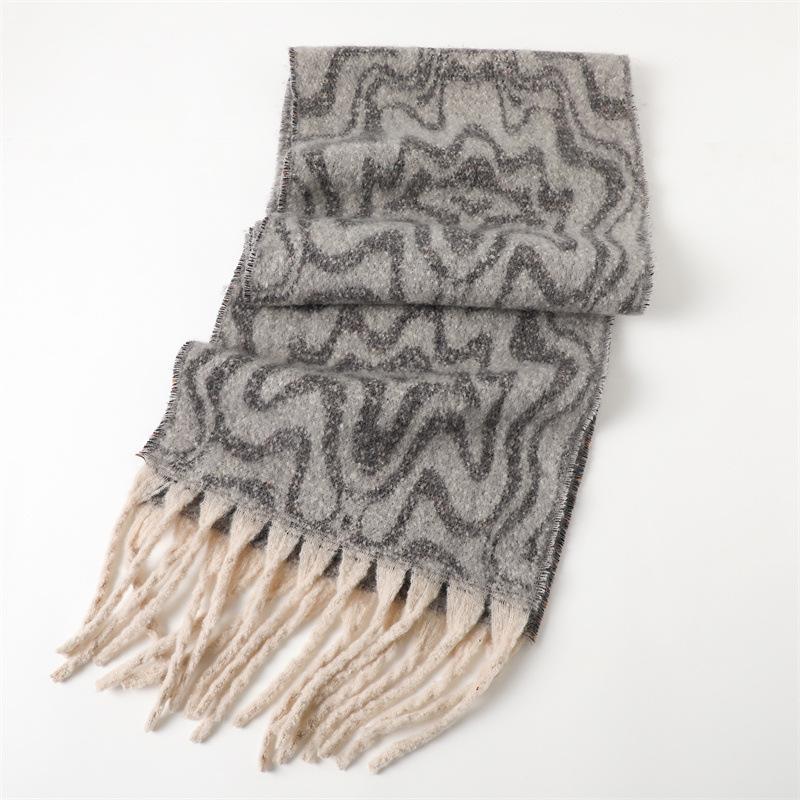 42*220Cm High Quality Winter Women Warm Scarf Imitation Cashmere Thicken Shawl Outdoor Travel Pashmina Neckerchief Foulard