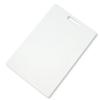12x18 Reversible Poly Cutting Board Non-Porous Knife Friendly Plastic Kitchen Board Dishwasher Safe Meat Vegetables Chopping