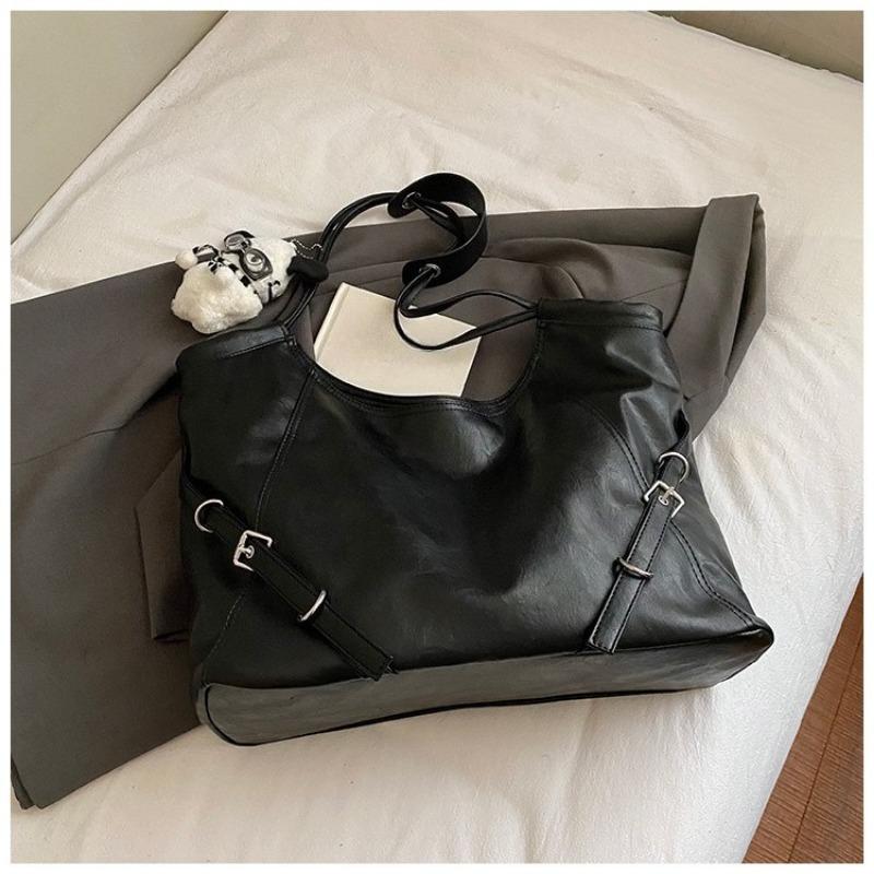 Commuting Retro Large-capacity Bag, Casual and Simple Single-shoulder Bag, College Student Tote Bag